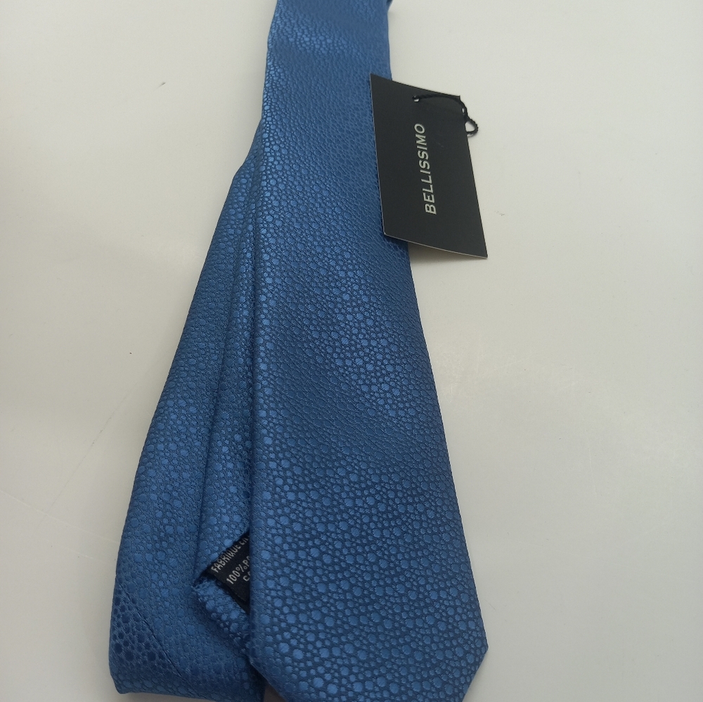 Bellissimo Navy Blue Silk Tie